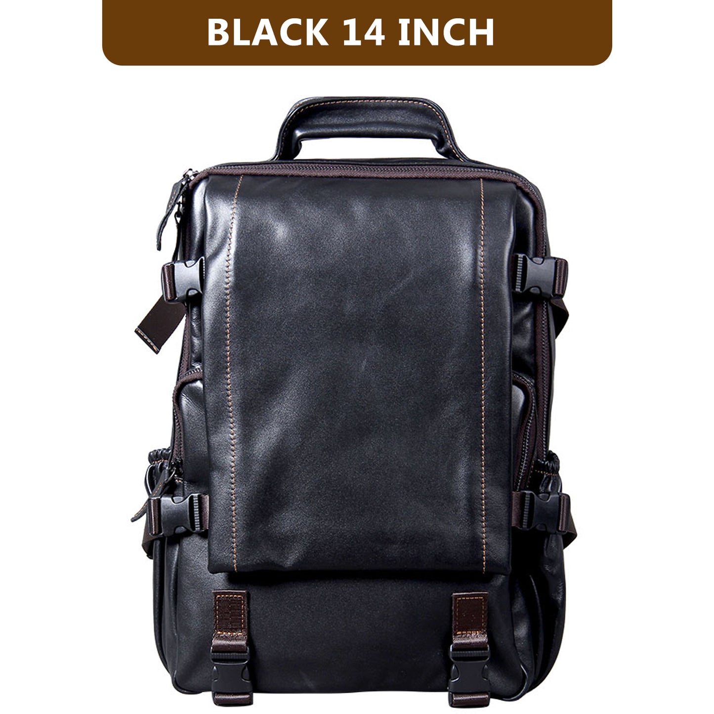 Men's Genuine Leather Backpack | Full Grain Daypack | Handmade