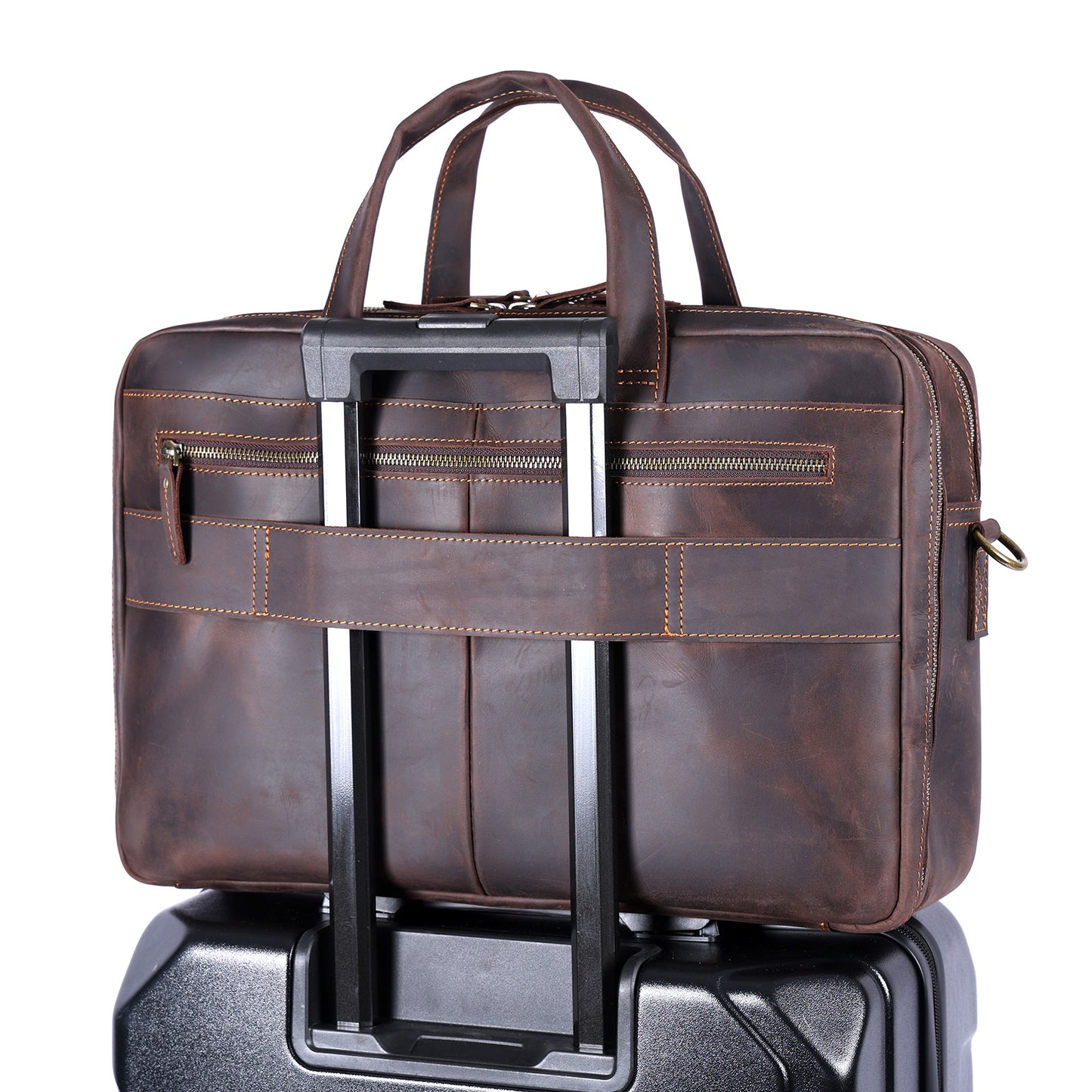 Vintage Genuine Leather Brifecase For Men