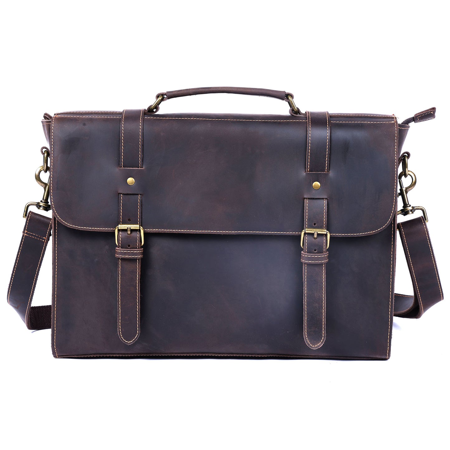 Vintage Genuine Leather Brifecase For Men