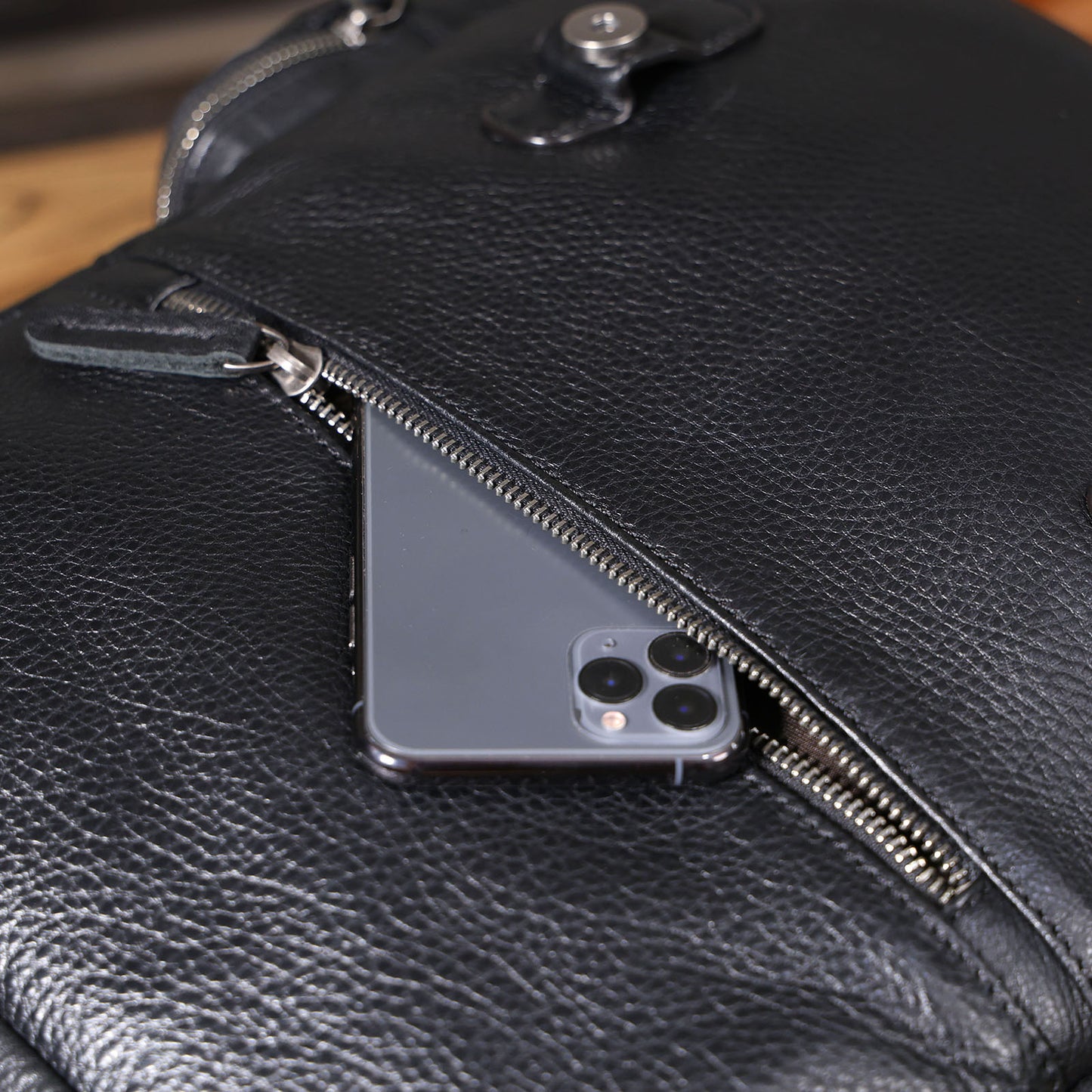 Genuine Leather Backpack For Men | Full Grain Leather | Daypack