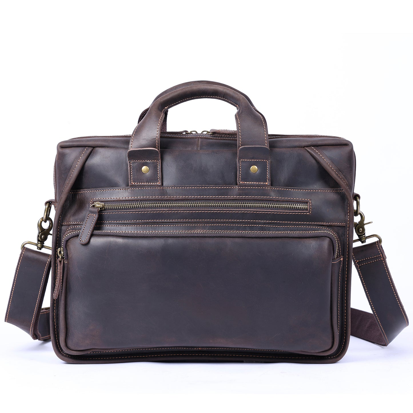 Vintage Genuine Leather Brifecase For Men