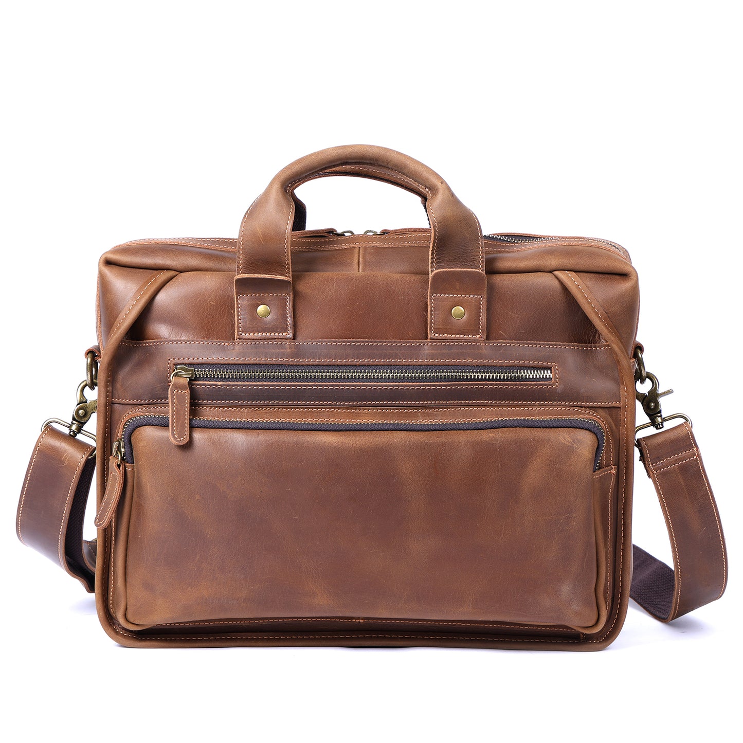 Vintage Genuine Leather Brifecase For Men