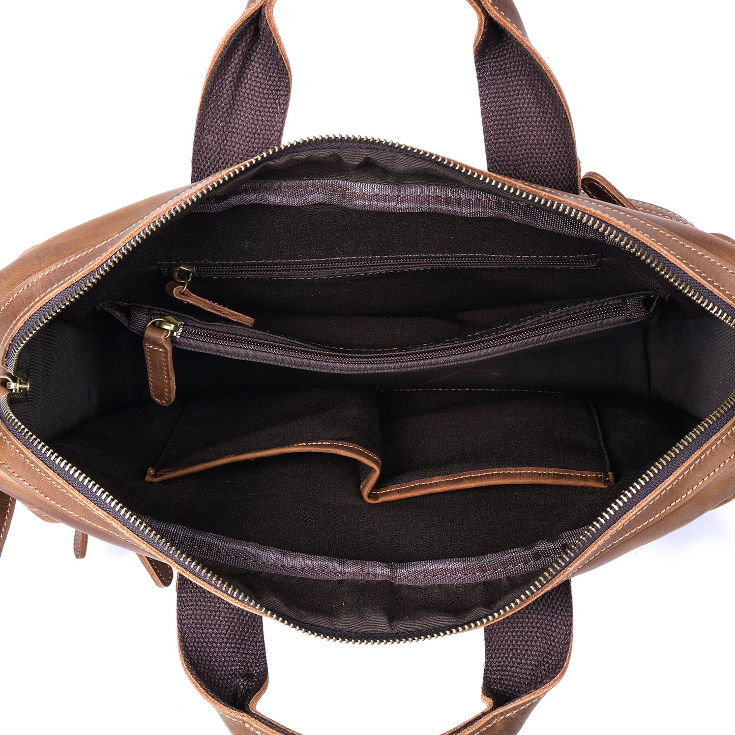 Vintage Genuine Leather Brifecase For Men