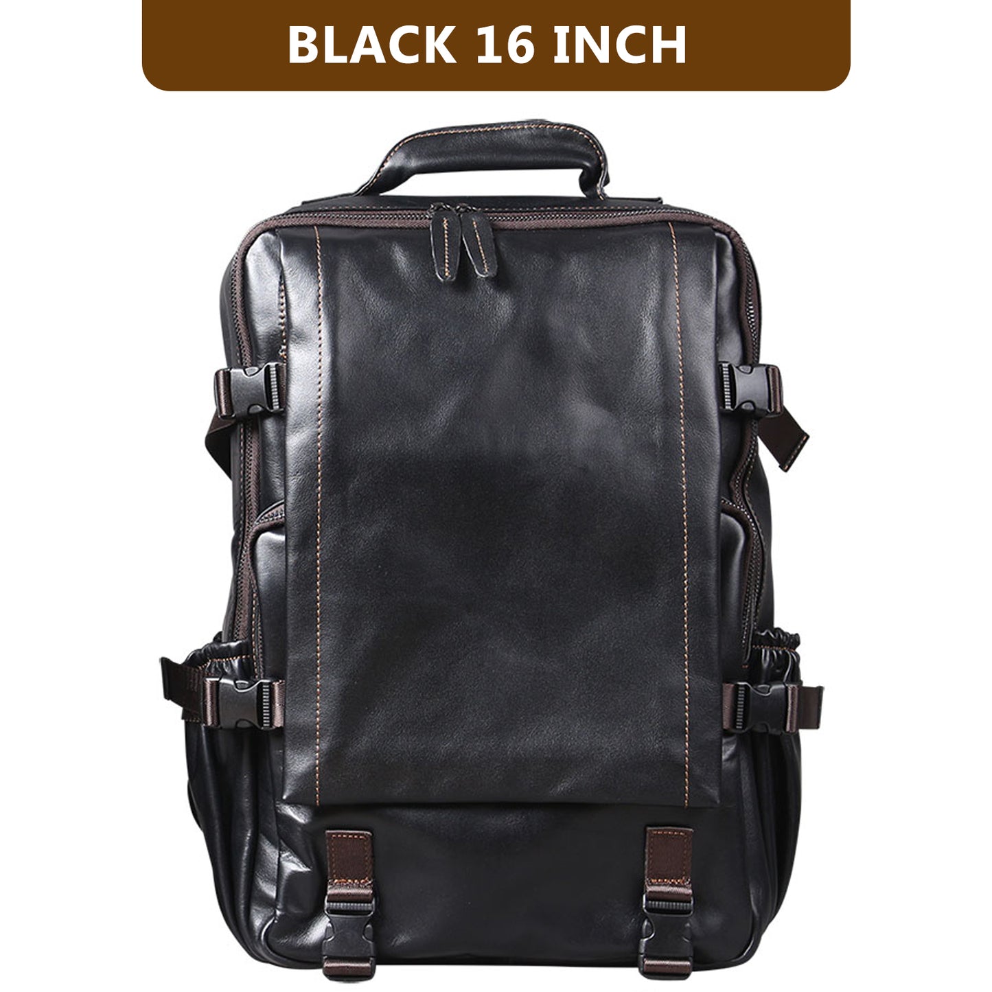 Men's Genuine Leather Backpack | Full Grain Daypack | Handmade
