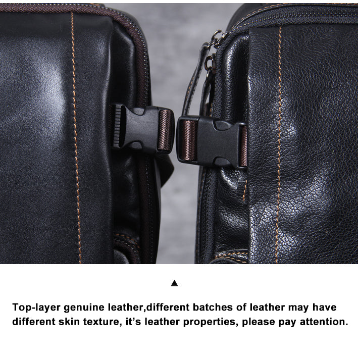 Men's Genuine Leather Backpack | Full Grain Daypack | Handmade