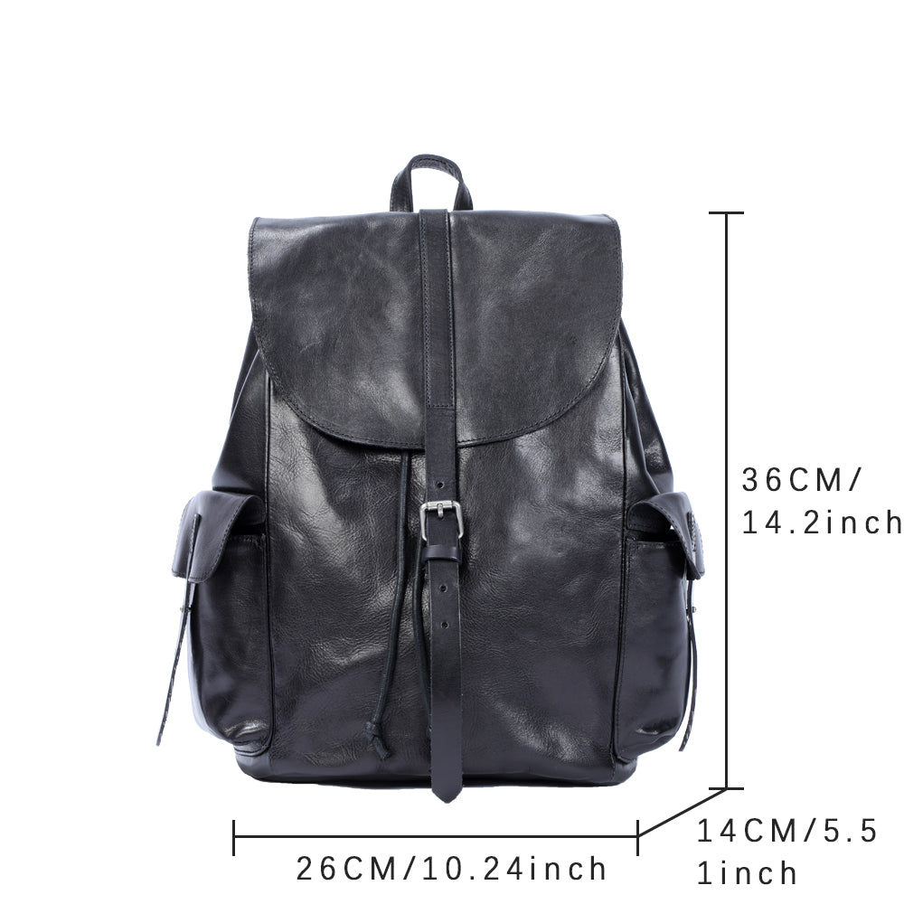 Genuine Leather Backpack For Men | Full Grain Leather | Handcrafted Daypack