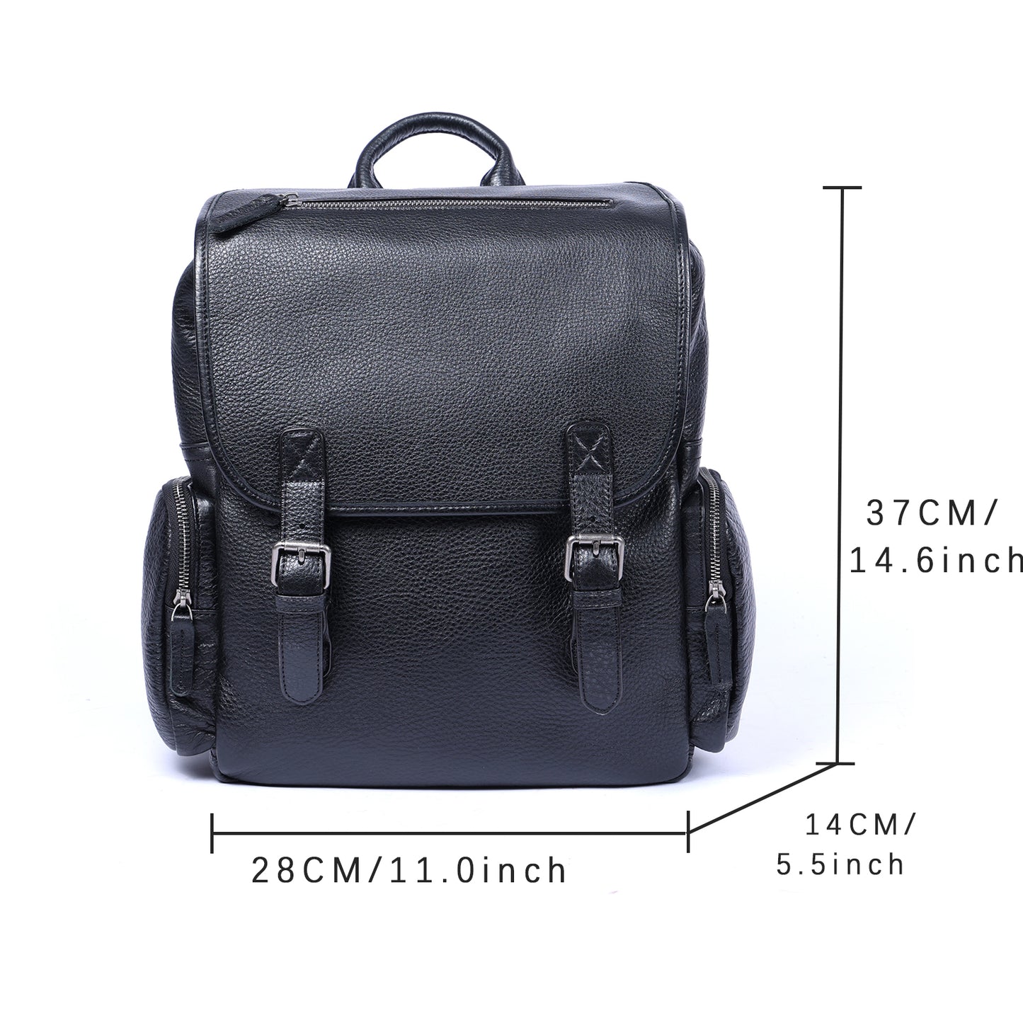 Genuine Leather Backpack For Men | Full Grain Leather | Daypack