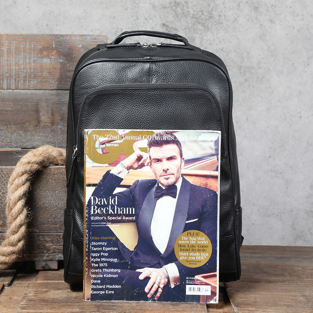 Men's Leather Backpack | Full Grain Leather | Daypack