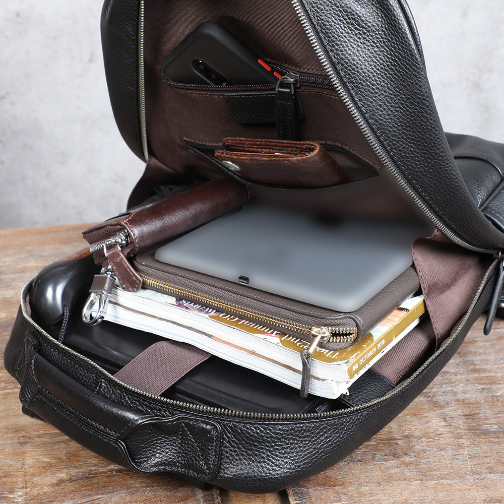 Men's Leather Backpack | Full Grain Leather | Daypack