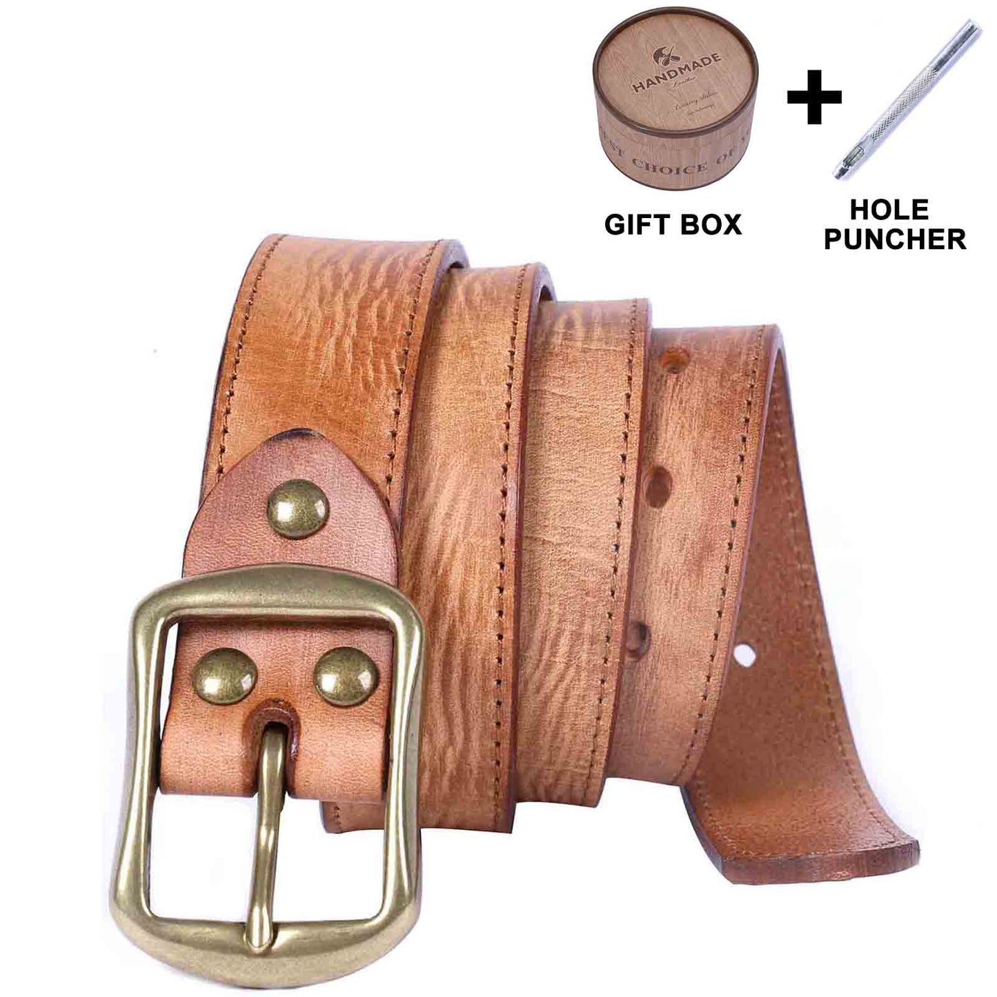 Genuine Leather Men's Belt | Full Grain | Handmade