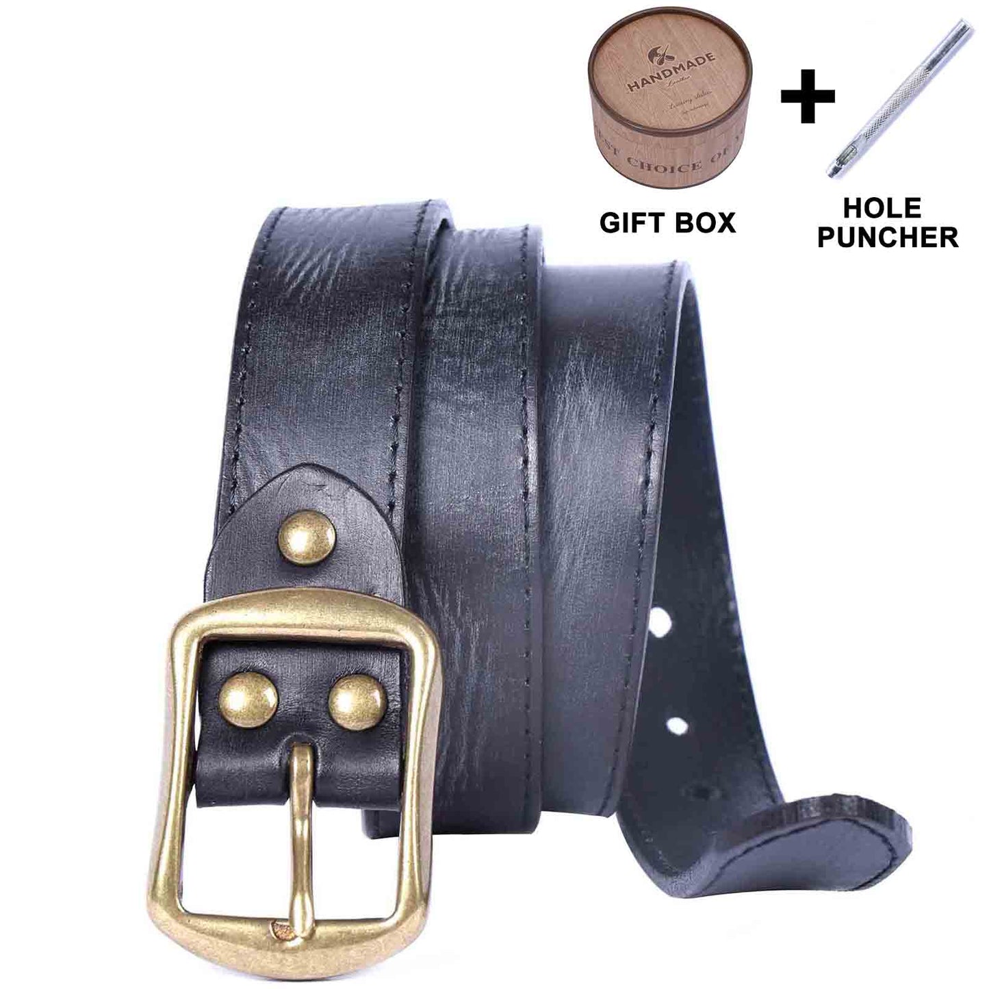 Genuine Leather Men's Belt | Full Grain | Handmade