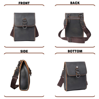 Men's Leather Shoulder Bags |  Full Grain Leather | Handmade