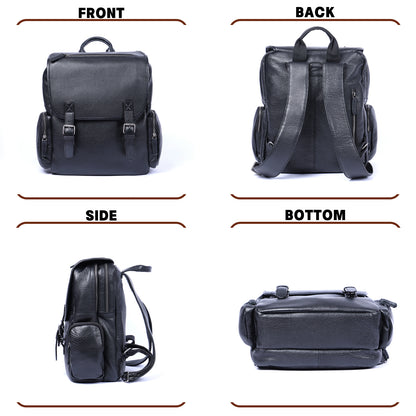 Genuine Leather Backpack For Men | Full Grain Leather | Daypack