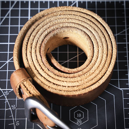 Genuine Leather Men's Belt | Thick Full Grain | Handmade Belt