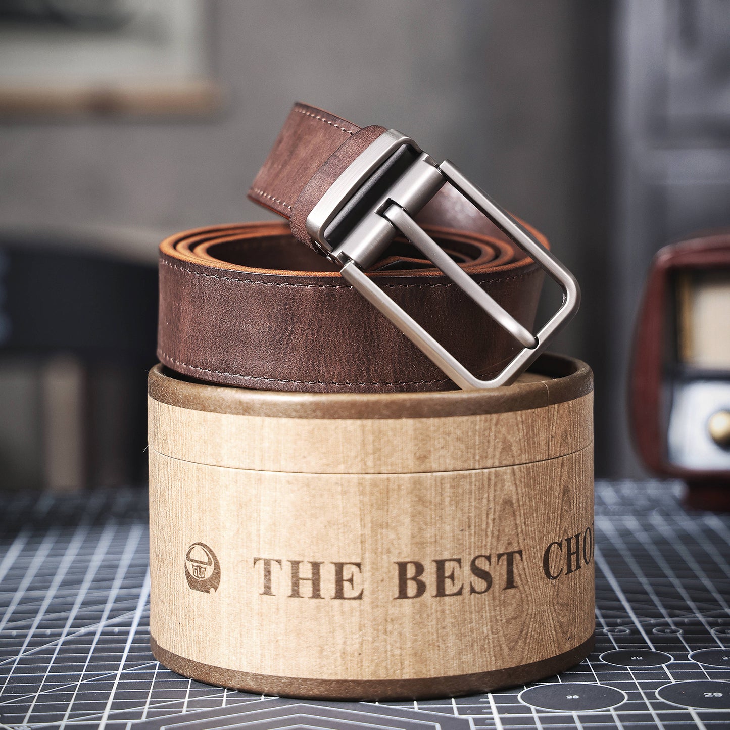 Genuine Leather Men's Belt | Thick Full Grain | Handmade Belt