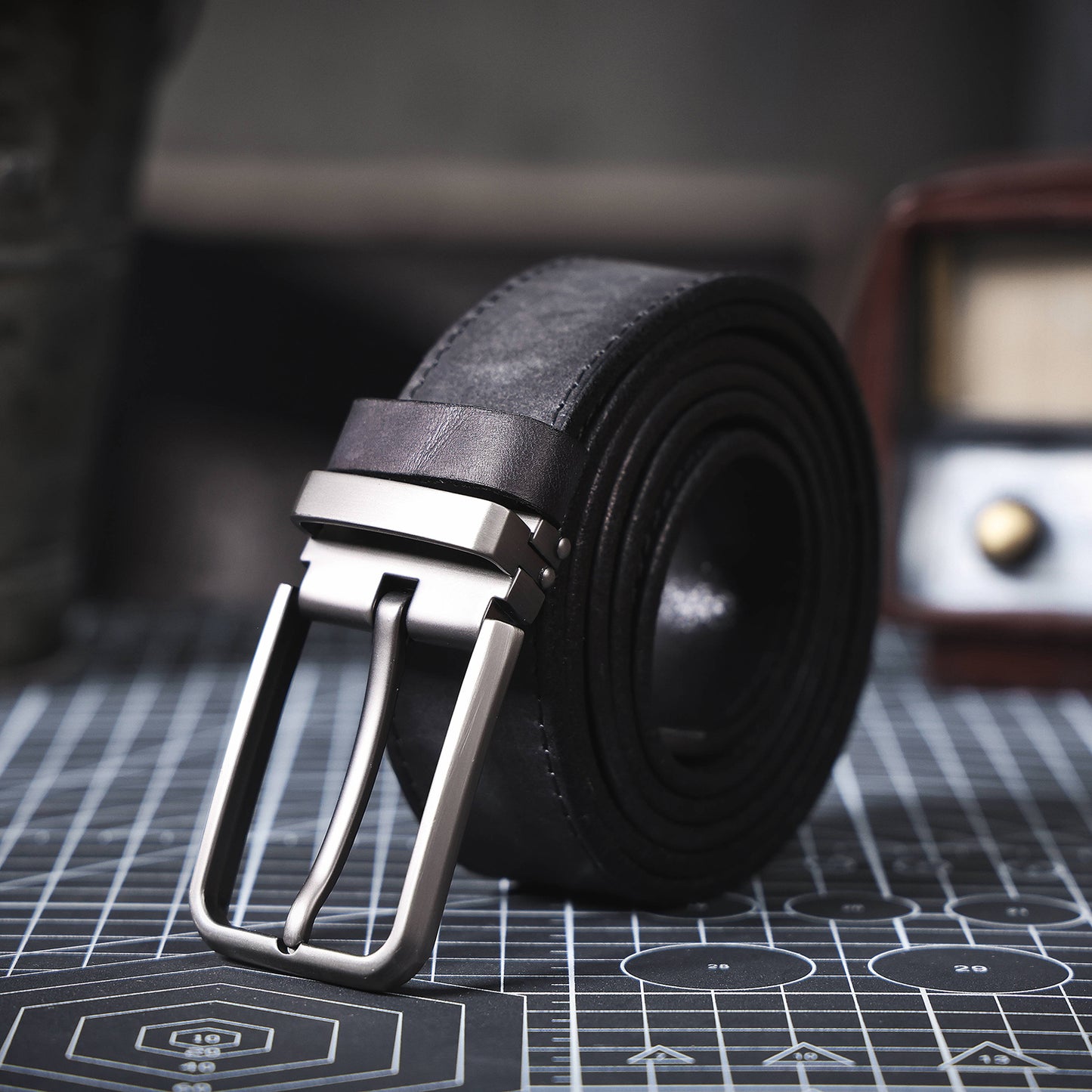 Genuine Leather Men's Belt | Thick Full Grain | Handmade Belt