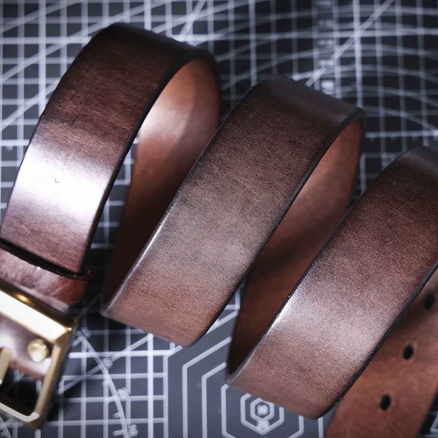 Genuine Leather Men's Belt | Thick Full Grain | Handmade