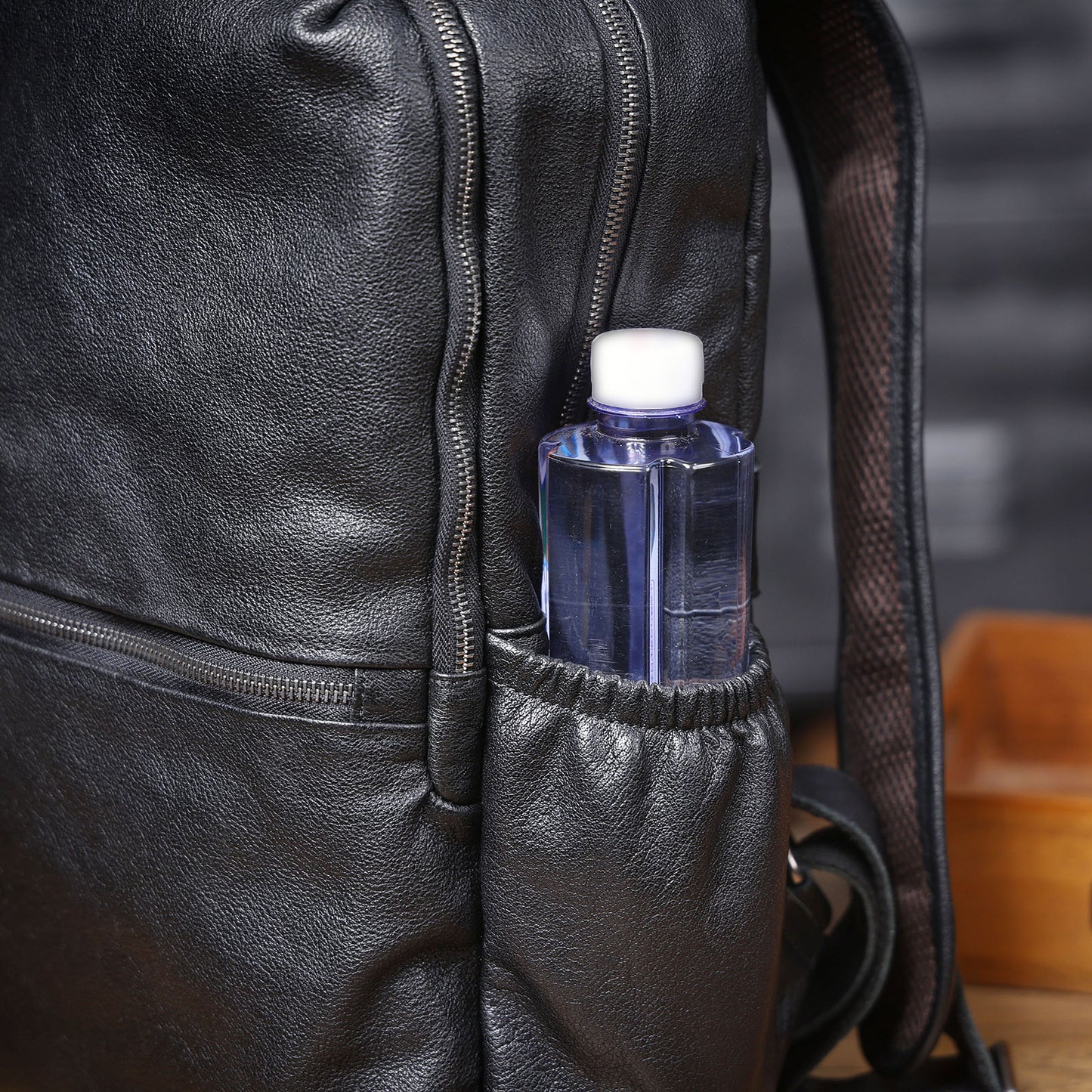 Men's Vintage Leather Backpack |  Italian Full Grain Leather | Daypack