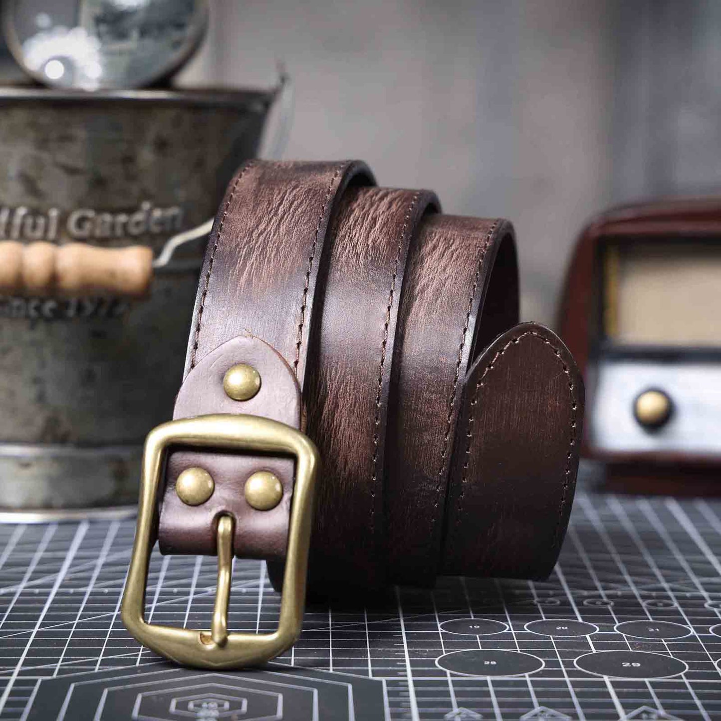 Genuine Leather Men's Belt | Full Grain | Handmade