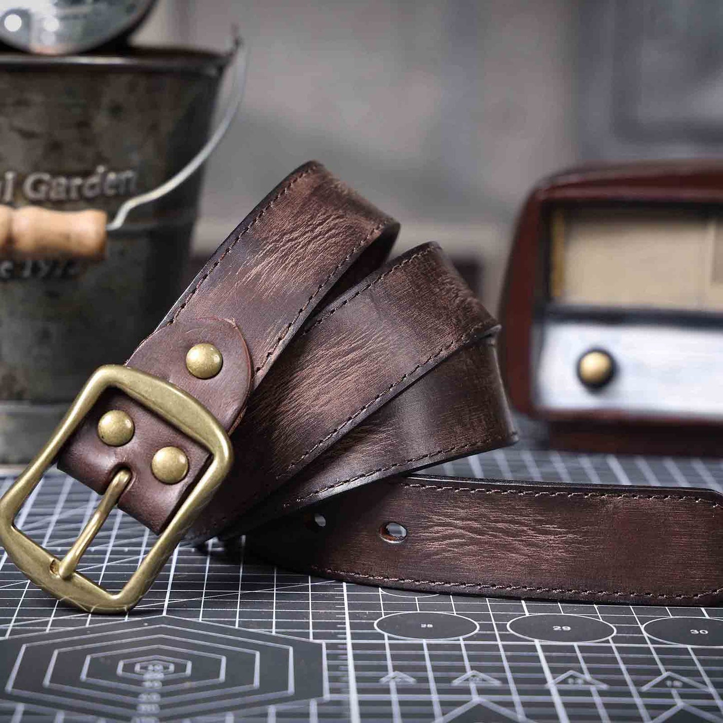 Genuine Leather Men's Belt | Full Grain | Handmade