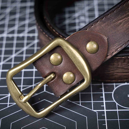 Genuine Leather Men's Belt | Full Grain | Handmade