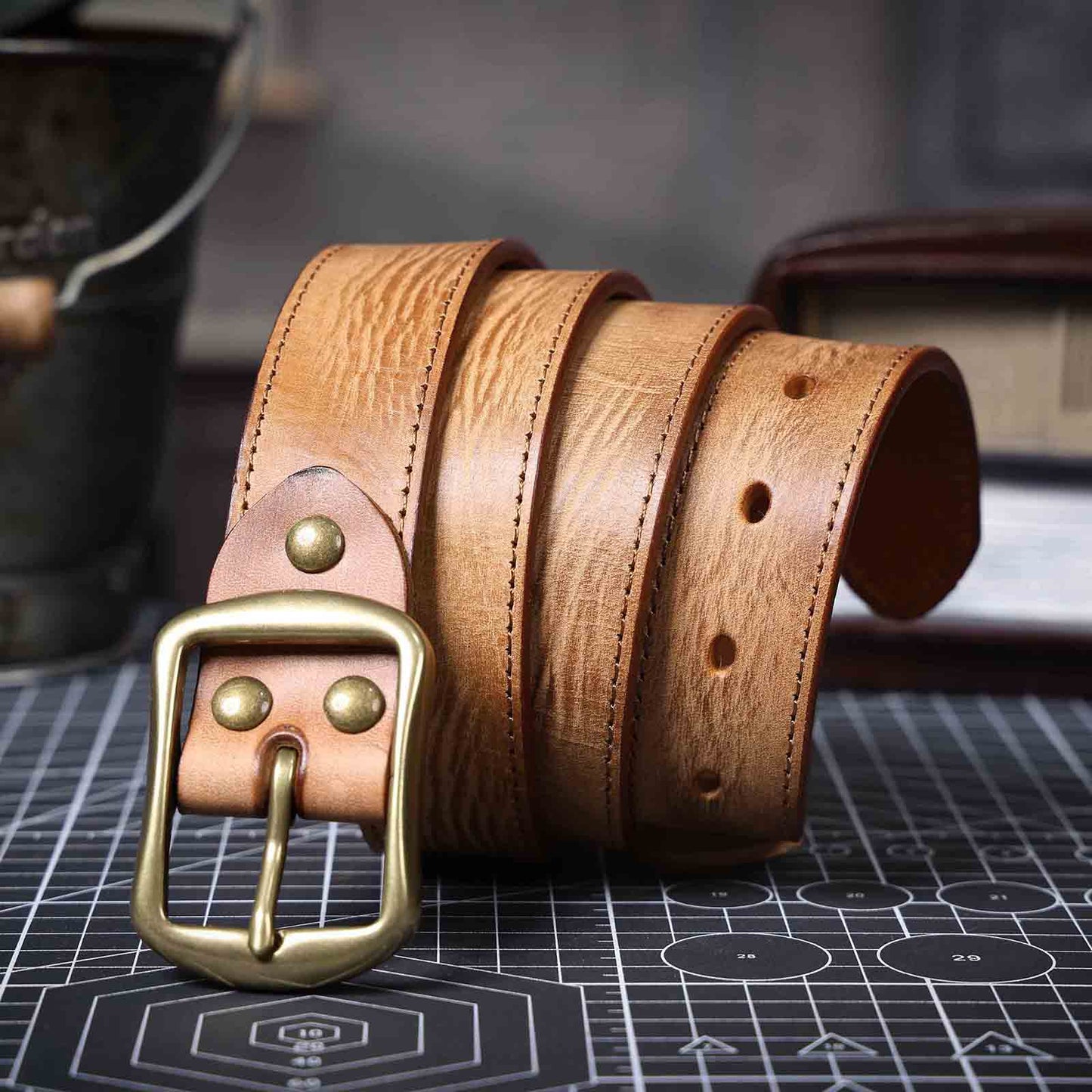 Genuine Leather Men's Belt | Full Grain | Handmade