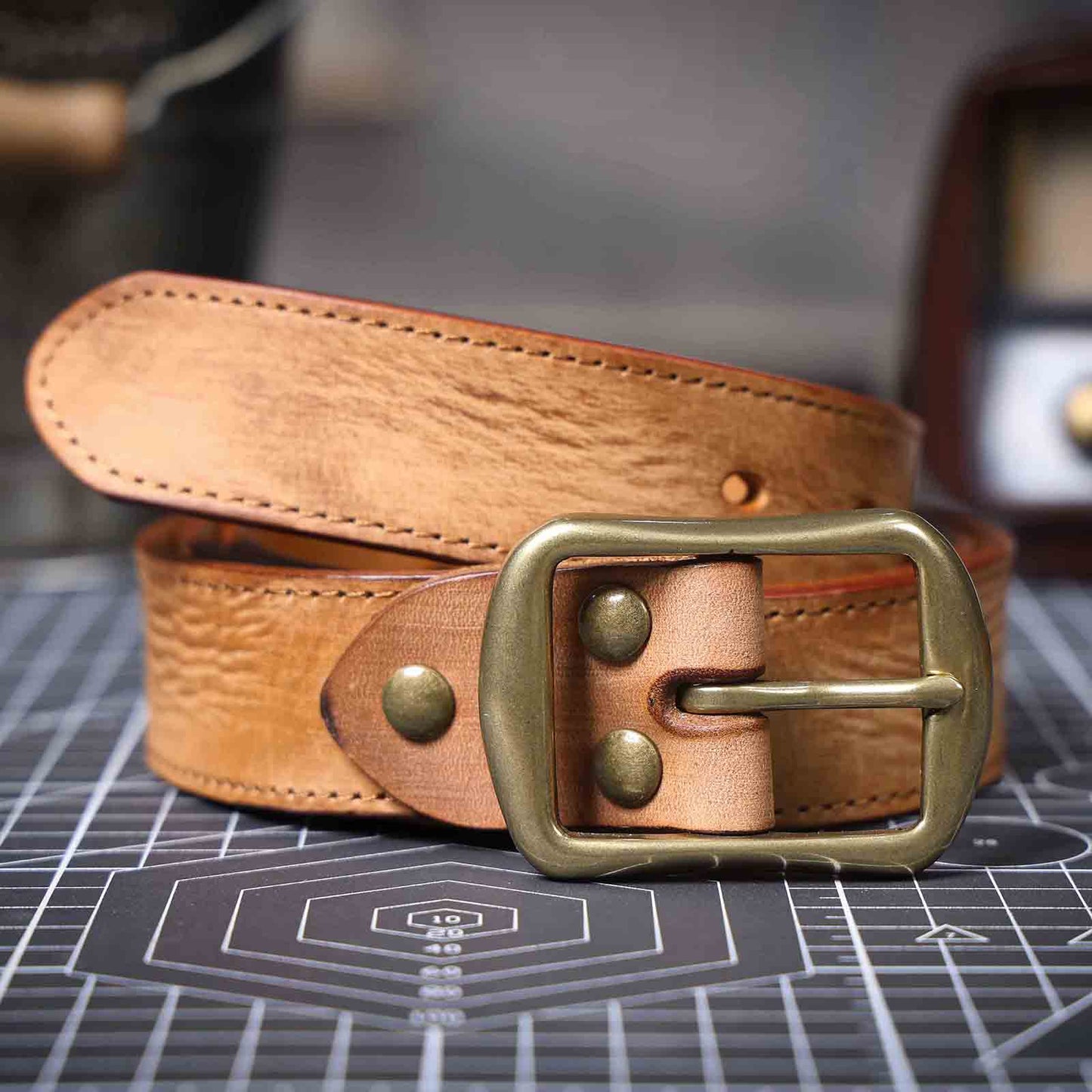 Genuine Leather Men's Belt | Full Grain | Handmade