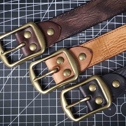 Genuine Leather Men's Belt | Full Grain | Handmade