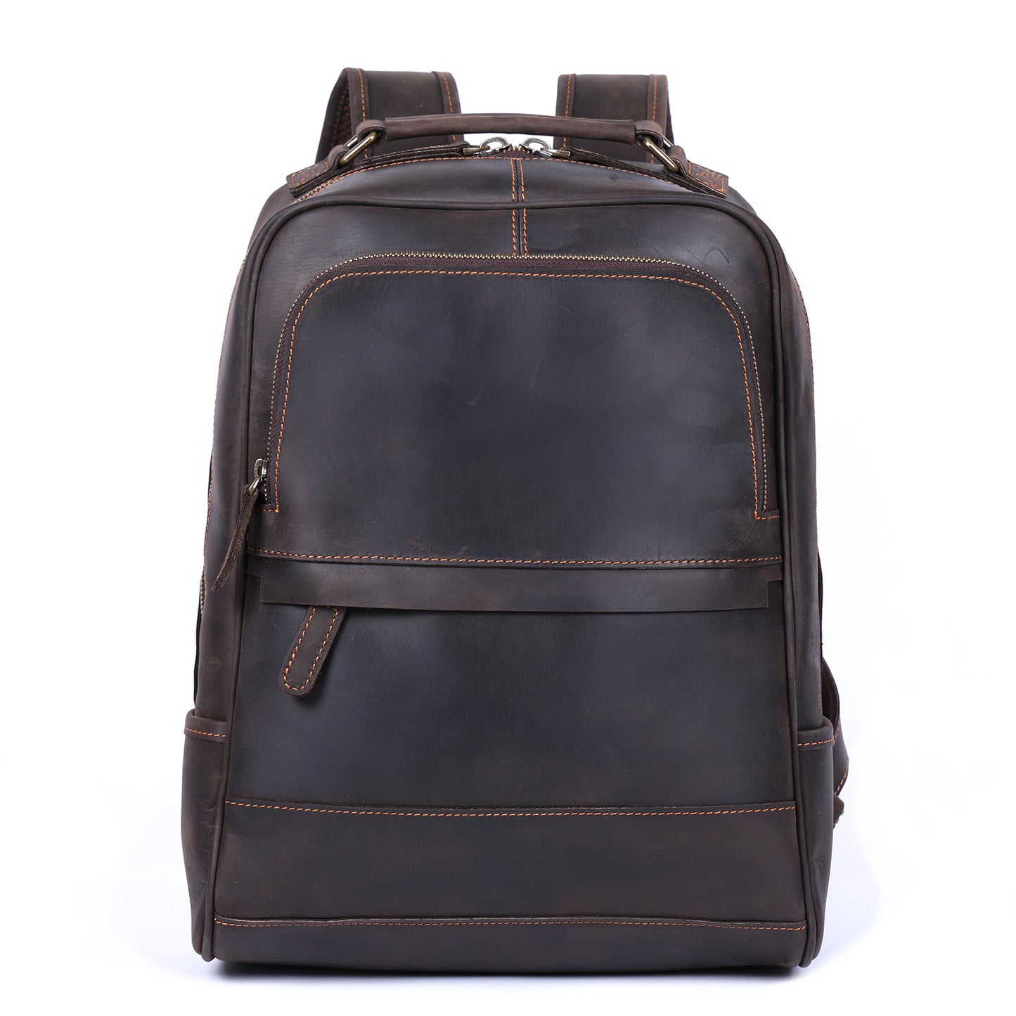 Men's Vintage Leather Backpack |  Full Grain Leather | Laptop Daypack