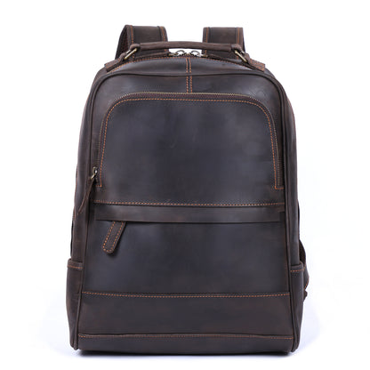 Men's Vintage Leather Backpack |  Full Grain Leather | Laptop Daypack