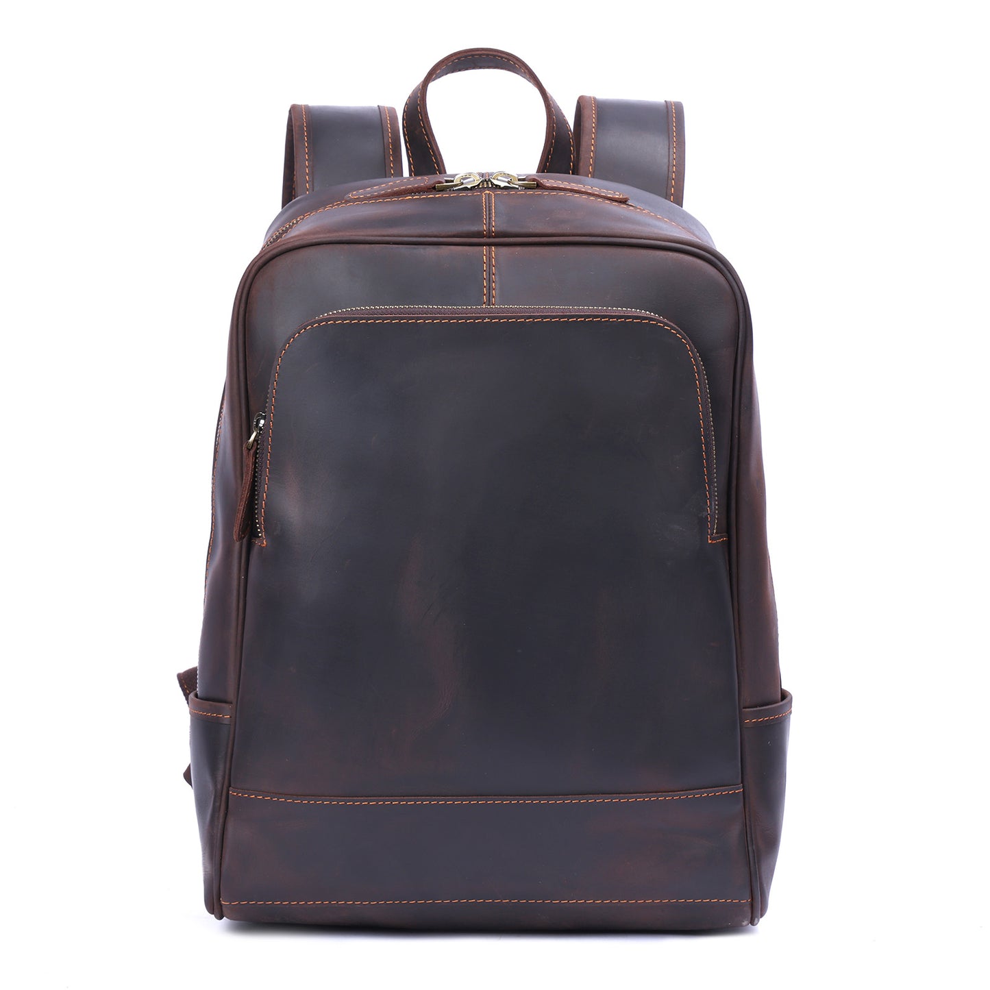 Men's Vintage Leather Backpack |  Full Grain Leather | Laptop Daypack