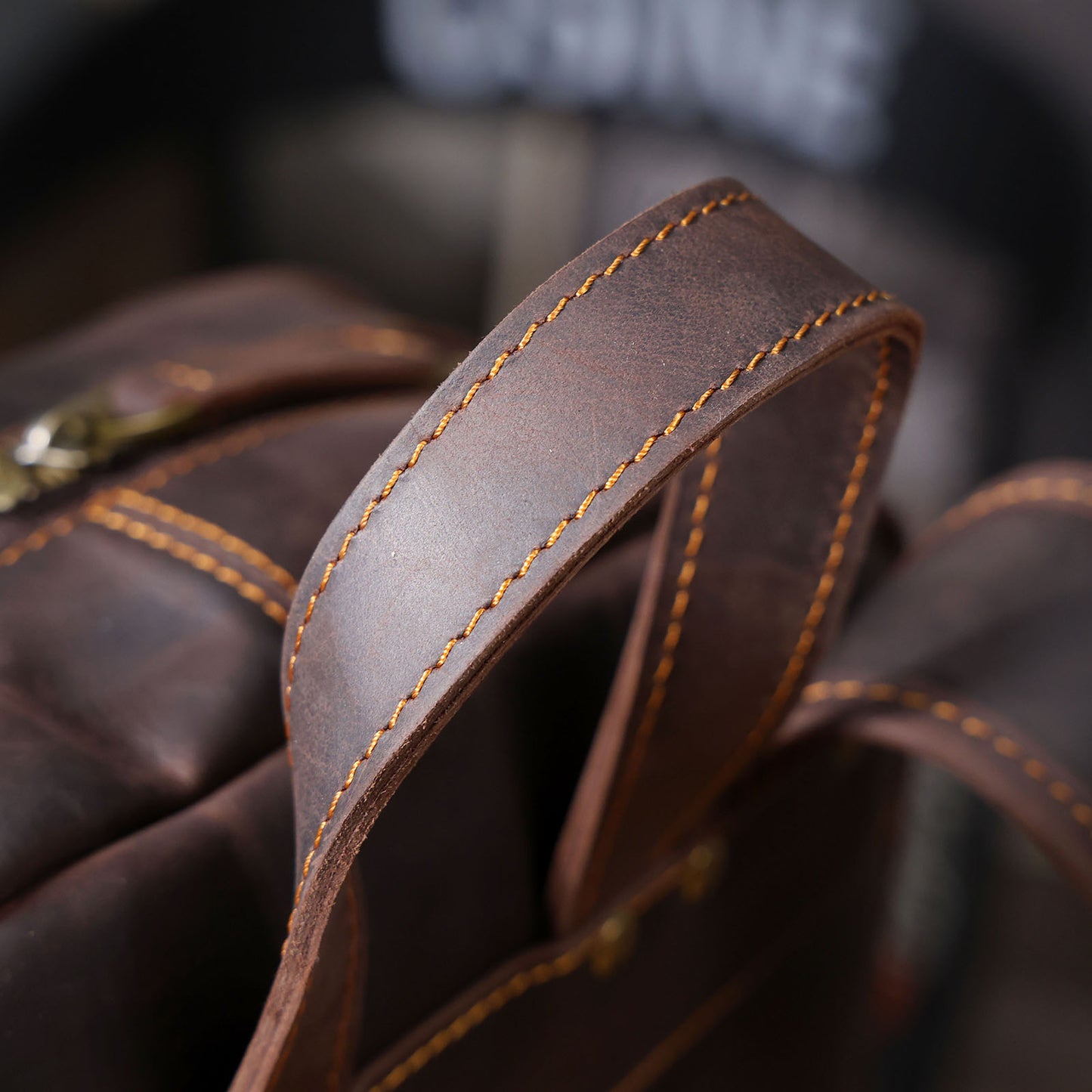 Men's Vintage Leather Backpack |  Full Grain Leather | Laptop Daypack