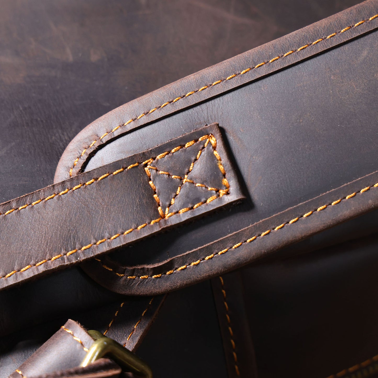 Men's Vintage Leather Backpack |  Full Grain Leather | Laptop Daypack