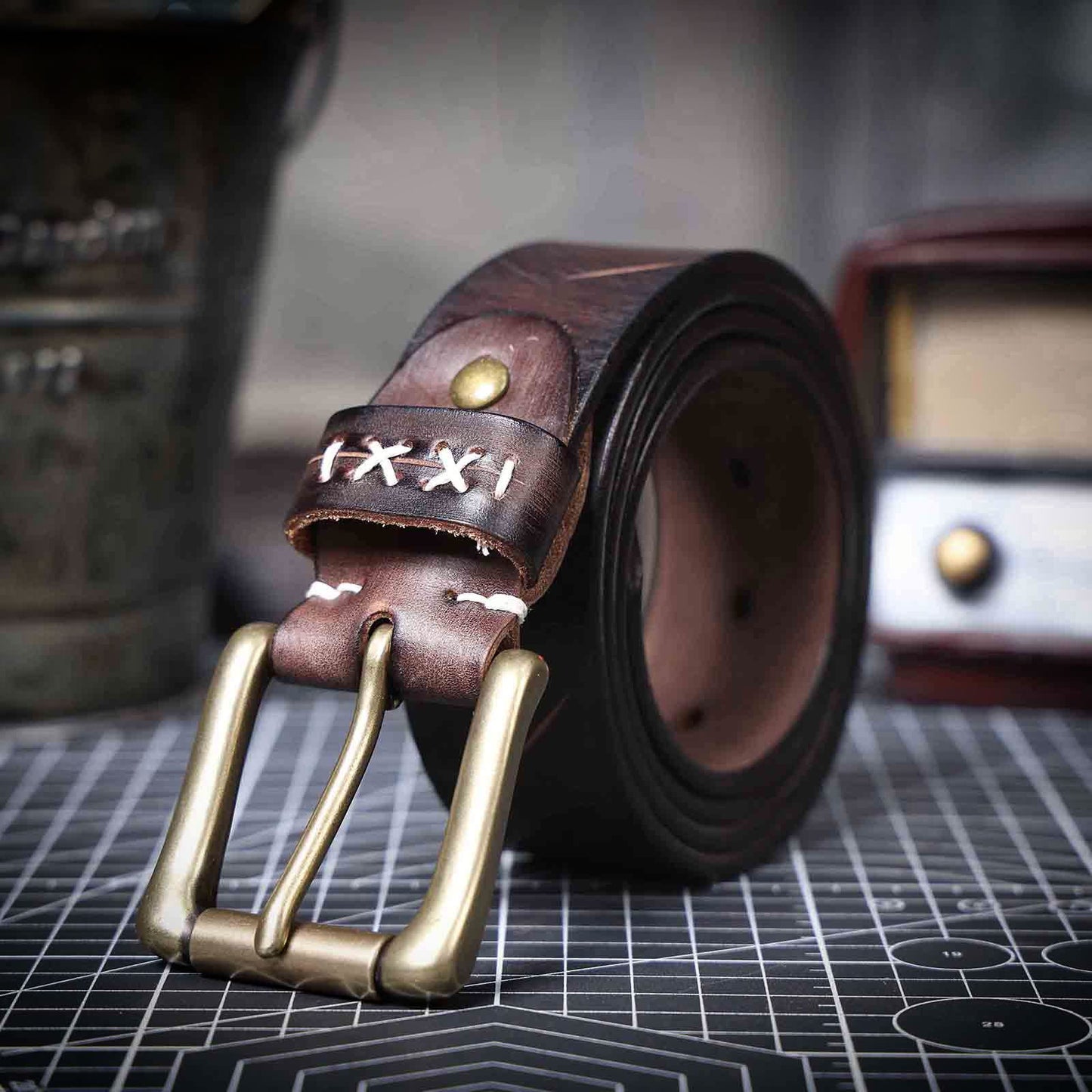 Leather Men's Belt | Genuine Full Grain | Handmade Belt