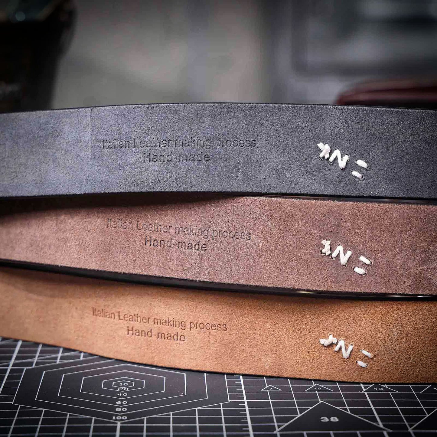 Leather Men's Belt | Genuine Full Grain | Handmade Belt