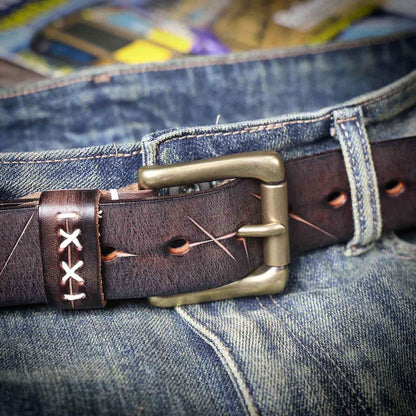 Leather Men's Belt | Genuine Full Grain | Handmade Belt