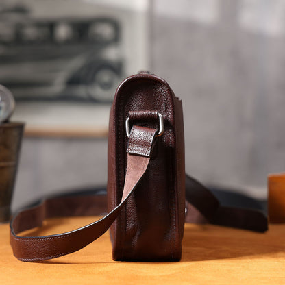 Men's Leather Shoulder Bags |  Full Grain Leather | Handmade