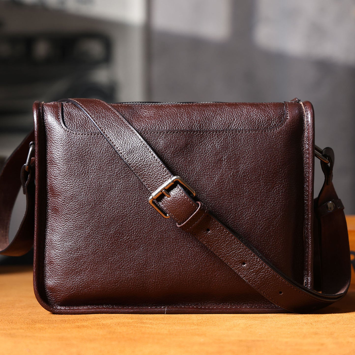 Men's Leather Shoulder Bags |  Full Grain Leather | Handmade