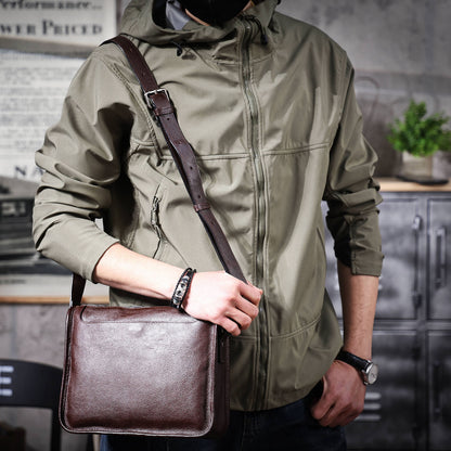 Men's Leather Shoulder Bags |  Full Grain Leather | Handmade