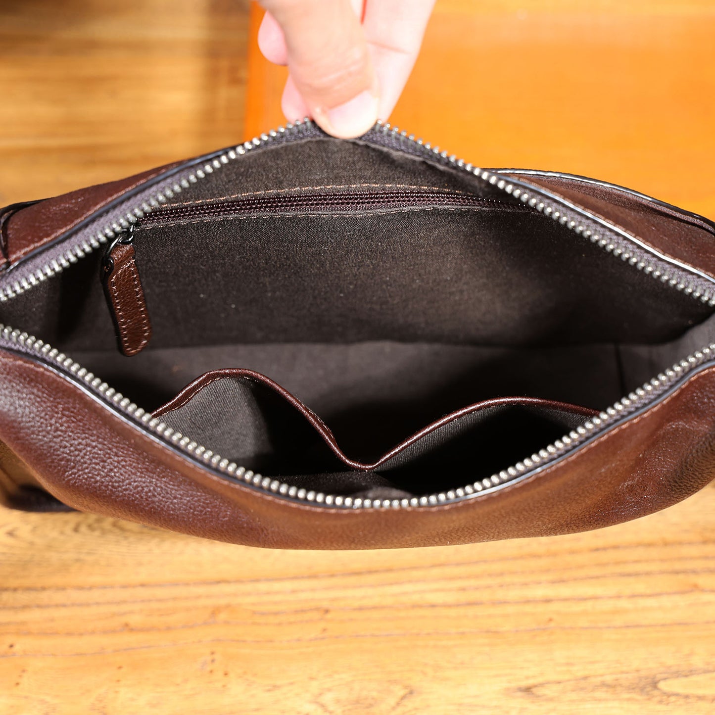 Men's Leather Shoulder Bags |  Full Grain Leather | Handmade