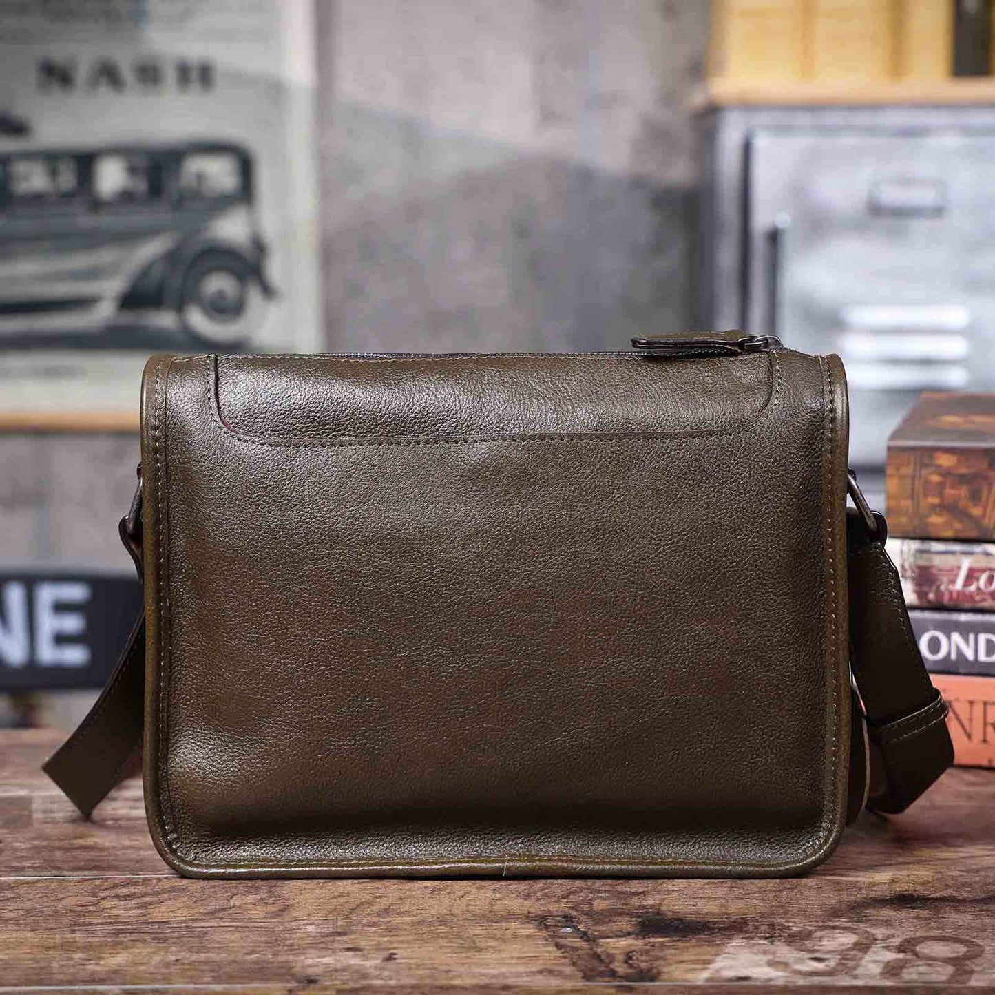 Men's Leather Shoulder Bags |  Full Grain Leather | Handmade