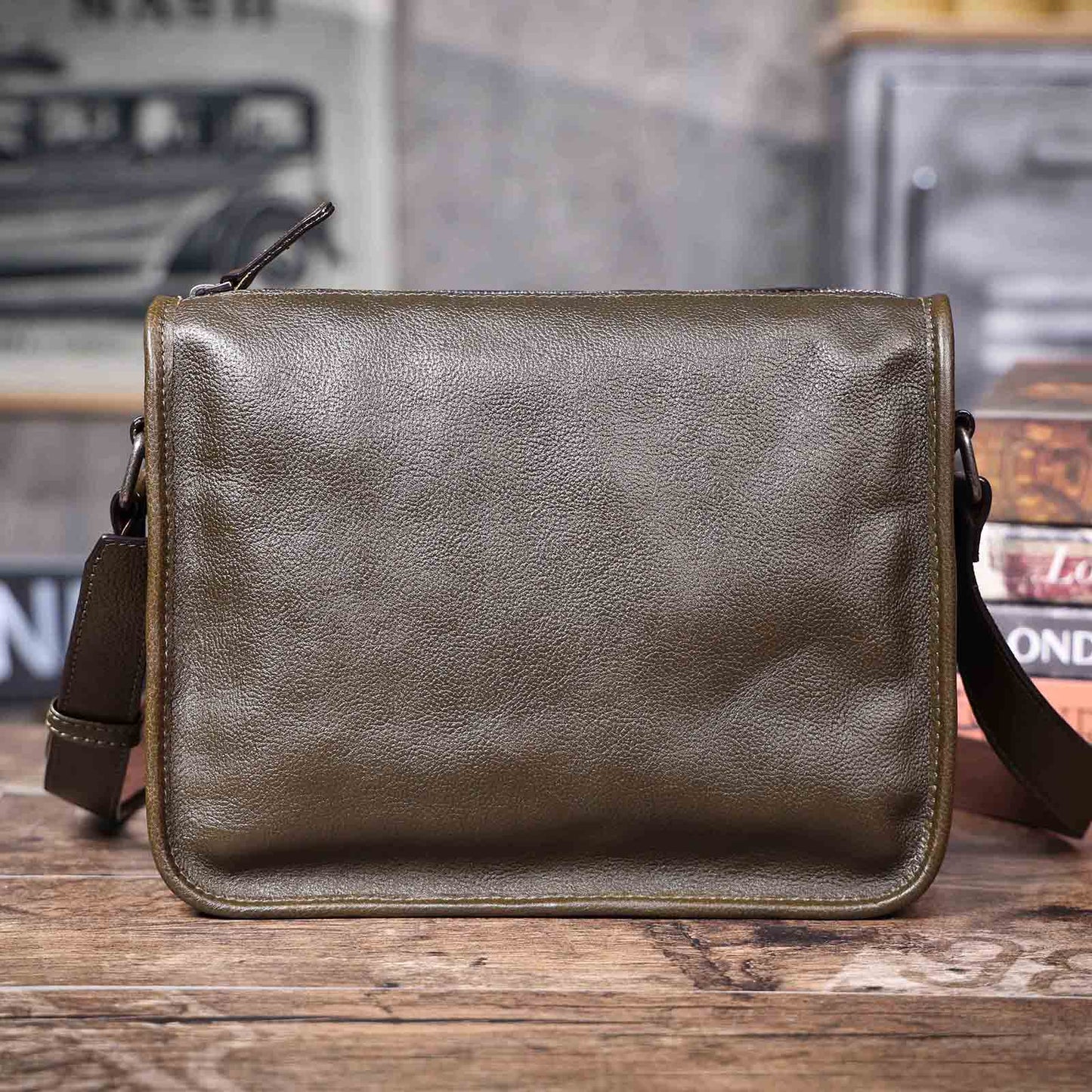 Men's Leather Shoulder Bags |  Full Grain Leather | Handmade
