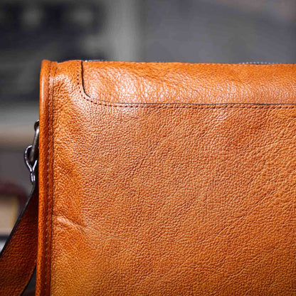 Men's Leather Shoulder Bags |  Full Grain Leather | Handmade
