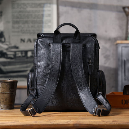 Genuine Leather Backpack For Men | Full Grain Leather | Daypack