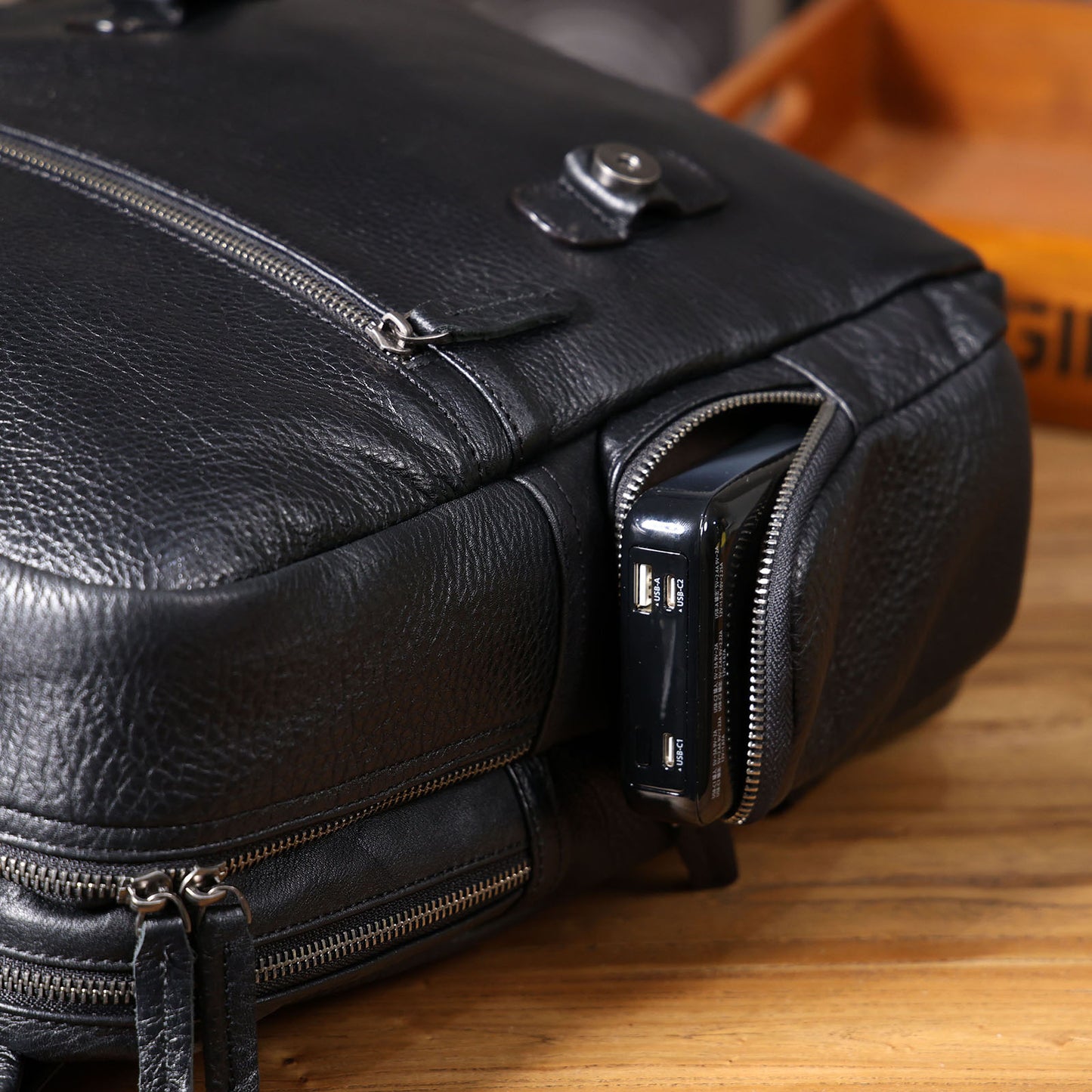 Genuine Leather Backpack For Men | Full Grain Leather | Daypack