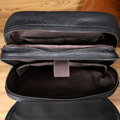 Genuine Leather Backpack For Men | Full Grain Leather | Daypack