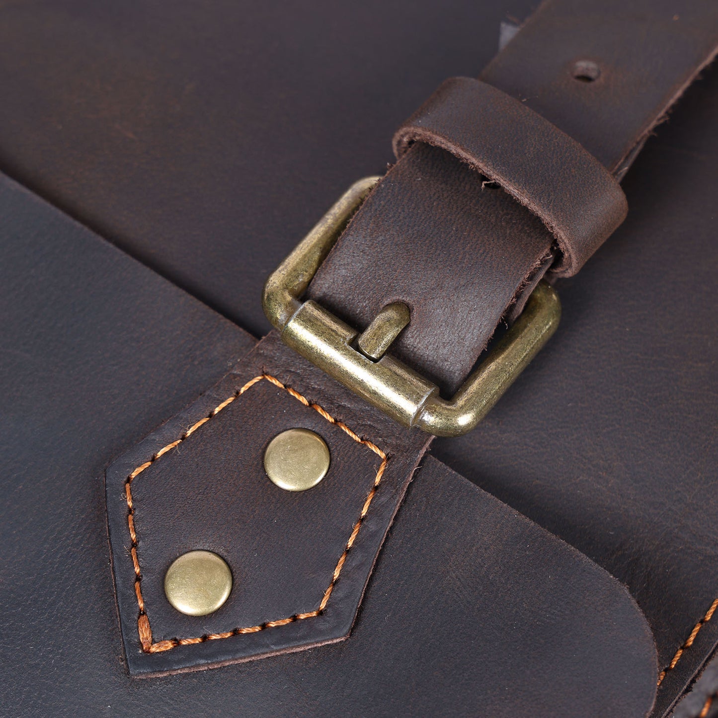 Men's Vintage Leather Backpack |  Full Grain Leather |  Large Daypack