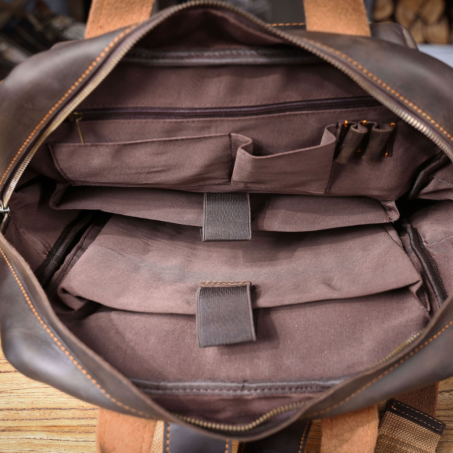Men's Vintage Leather Backpack |  Full Grain Leather | Daypack