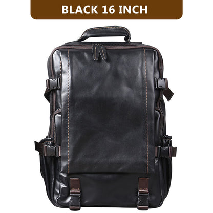 Men's Genuine Leather Backpack | Full Grain Daypack | Handmade