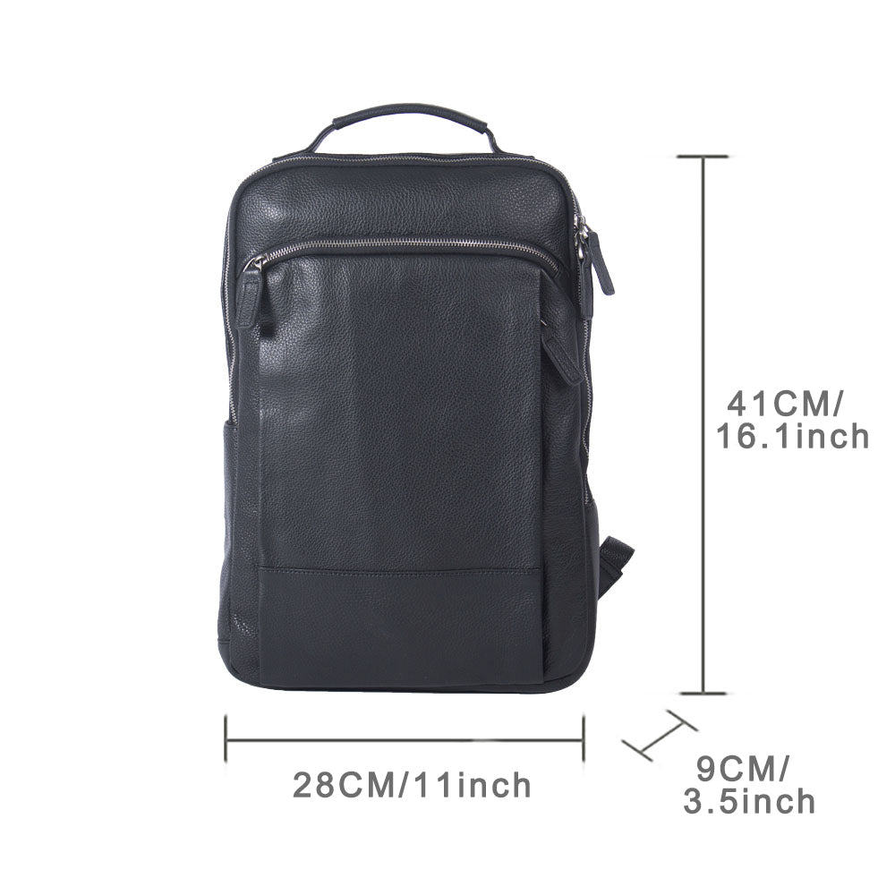 Genuine Leather Backpack For Men | Full Grain Leather | Handcrafted Daypack